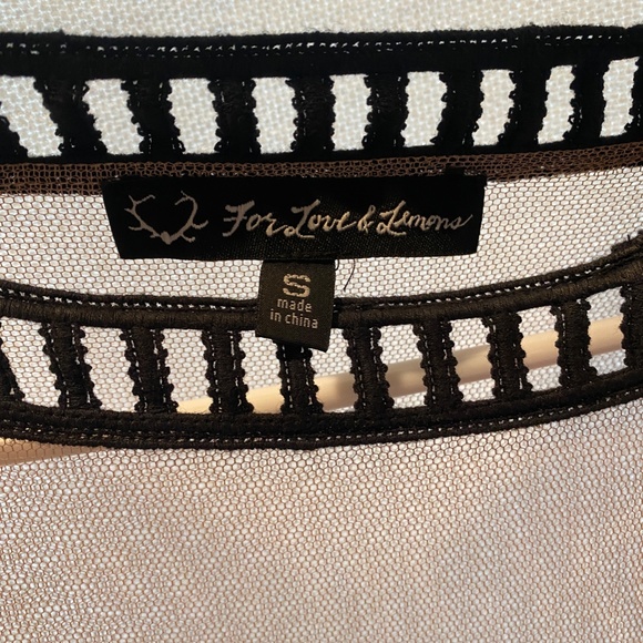 Gorgeous For Love and Lemons Black & Nude Dress, Small!! - Picture 6 of 7